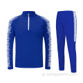 Προσαρμόστε το μισό φερμουάρ unisex jogging set